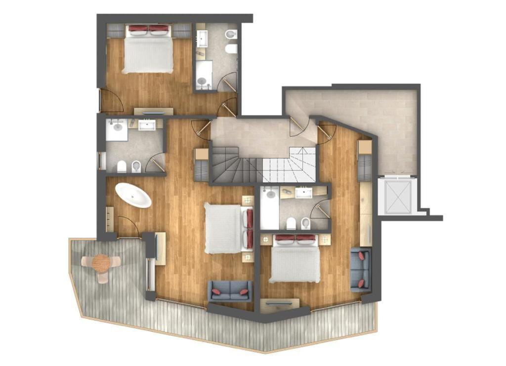Luxury Chalet Lefiro Santa Cristina Val Gardena Esterno foto
